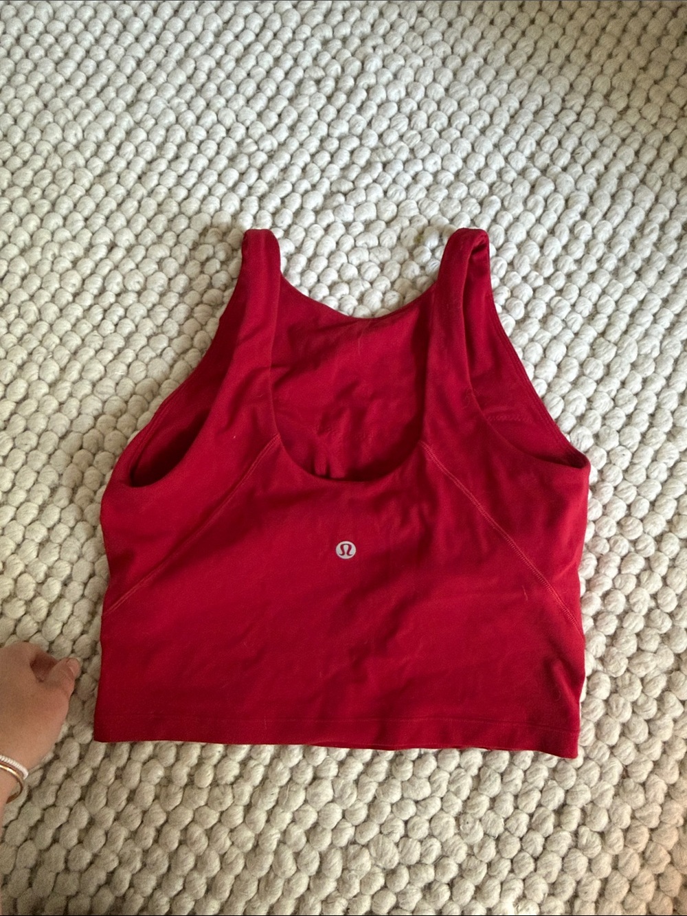 Lemon Red Crop Tank Top